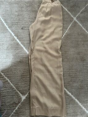 Abercrombie & Fitch Women's Beige Wide-Leg Pants